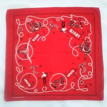 Levi's 레드 코튼 반다나