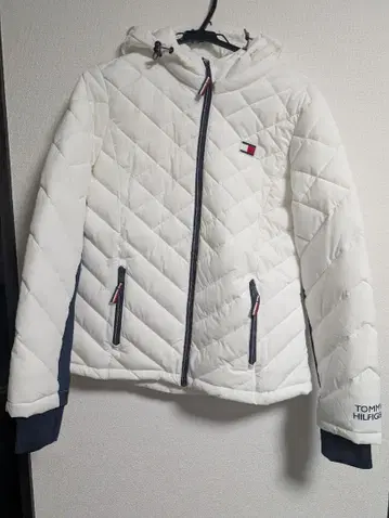 TOMMY HILFIGER 화이트 다운 자켓