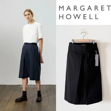 택 포함 새상품 2020 마가렛호웰 코튼 트윌 인버티드 스커트