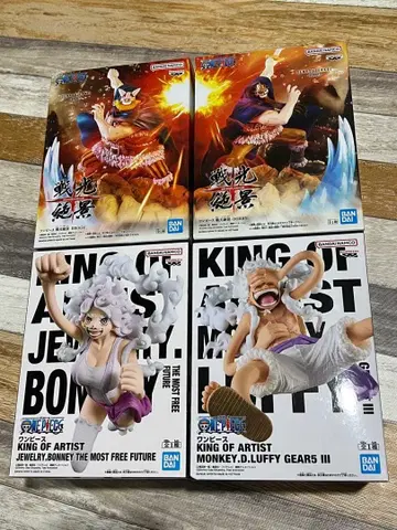 원피스 KING OF ARTIST + 전광절경 피규어 4세트