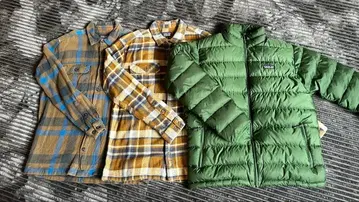 patagonia 세트 파타고니아 다운 자켓 플란넬 셔츠