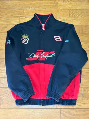 구제 의류 Budweiser 레이싱 자켓 블랙 빈티지 NASCAR