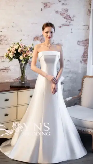 YSN 웨딩 드레스 A라인 SL22329-SDUN