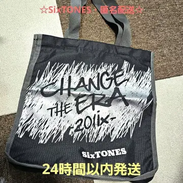 익명 배송 SixTONES 투어 토트백 CHANGE THE ERA
