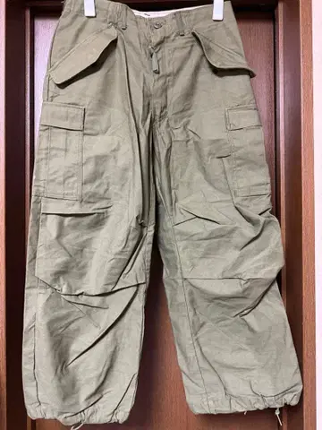US ARMY 카고 팬츠 올리브 그린 소 사이즈