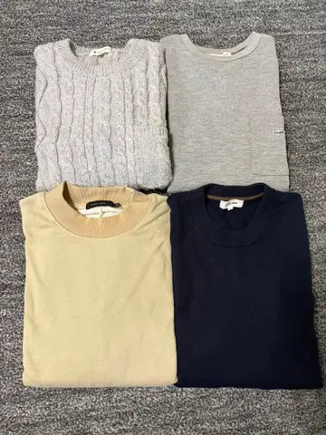 가을/겨울 제품 4세트 묶음 판매 M~L 상당