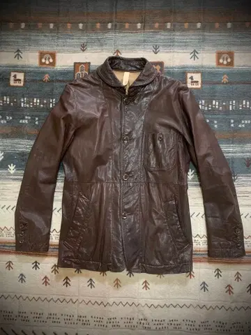 다케오 키쿠치 램 가죽 자켓 가죽