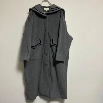 [택 포함 최상 컨디션] IMAKOKONI 세일러 코트 그레이