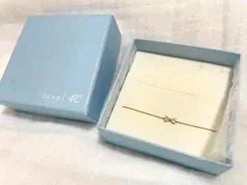 canal 4C 골드 리본 팔찌 박스 포함