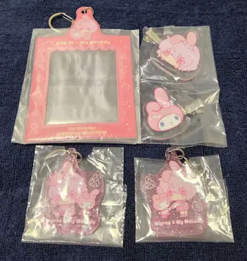 nqrse 트레이딩 카드 케이스 앞머리 클립 아크링 키링 세트 산리오