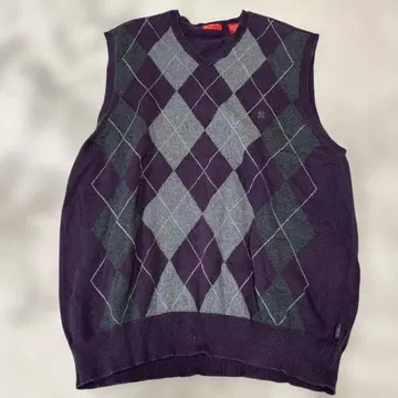 IZOT 아이조트 아가일 니트 베스트