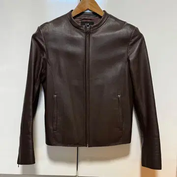 23구 싱글 라이더 자켓 램 가죽 양가죽 천연 가죽 40