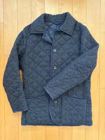 BEAMS HEART 네이비 퀼팅 자켓 L 사이즈