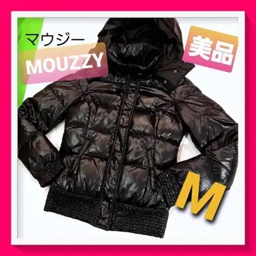 j2 새상품급 마우지 리얼 다운 자켓 M 사이즈 블랙 컬러