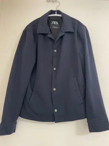 ZARA 네이비 버튼 자켓