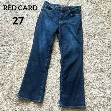 레드카드 데님 청바지 14523 일본제 세미 플레어 빅 사이즈