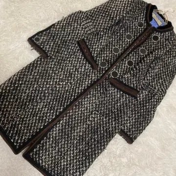 Paul Smith 노카라 울 코트 브라운 42 깔끔 고급