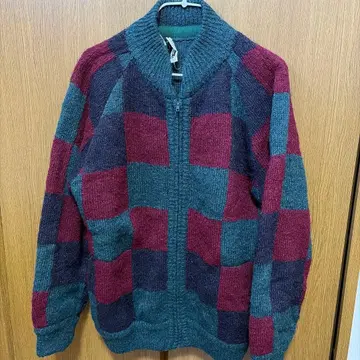 빈티지 구제 의류 이탈리아제 집업 니트