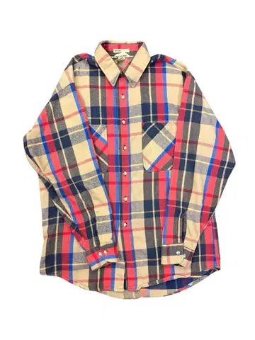 St. John's Bay 플란넬 셔츠 LT 사이즈 80s