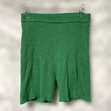 10438 에피미에피미 숏팬츠 니트 팬츠 그린 스트레치