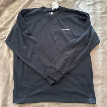 NEW ERA 블랙 긴팔 셔츠 M