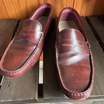 LACOSTE 다크 브라운 가죽 로퍼