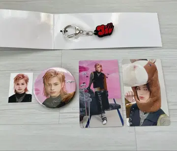 아이돌 키링과 배지 세트