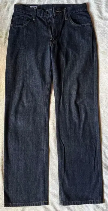 EDWIN 스트레이트 데님 W29 다크 블루