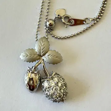 실버925 이치고 모티브 목걸이