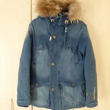 DUFFER St GEORGE 데님 다운 코트