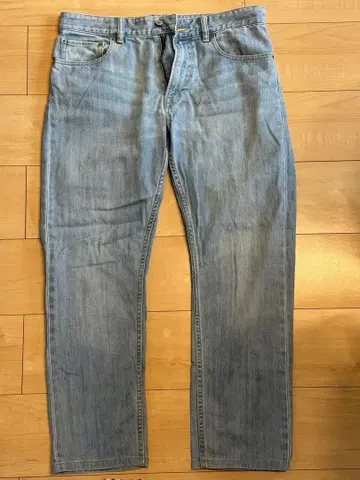 라이트 블루 스트레이트 데님 팬츠 M 사이즈