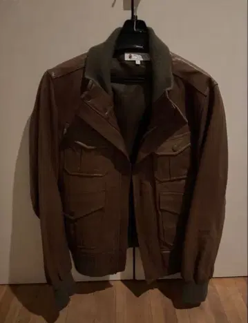 The Duffer of St.George 브라운 가죽 자켓 L