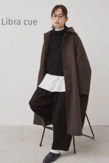 Libra 스텐카라 코트 울 블렌드 스텐카라 코트 미사용