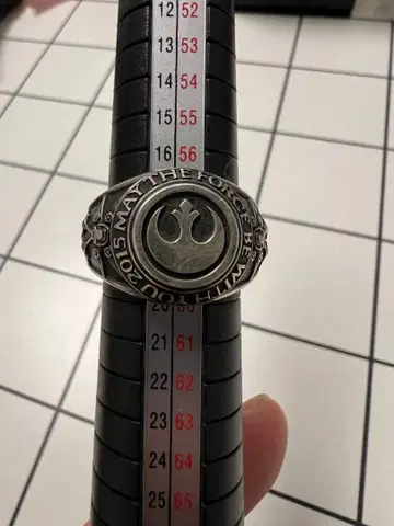 스타 워즈 반란군 실버 950 반지 약 19호