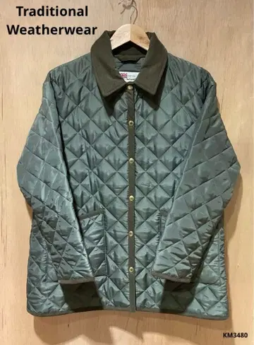 트래디셔널 웨더웨어 퀼팅 코트 자켓 아우터