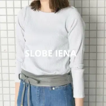 SLOBE IENA 슬로브 이에나 보트넥 풀오버 베이지 F