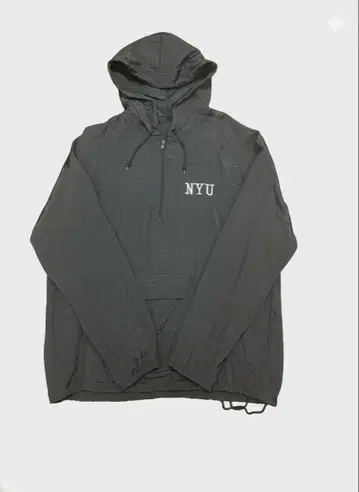 NYU 나일론 후드티 브라운