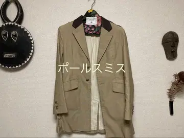 폴스미스 트렌치코트 가죽 절개