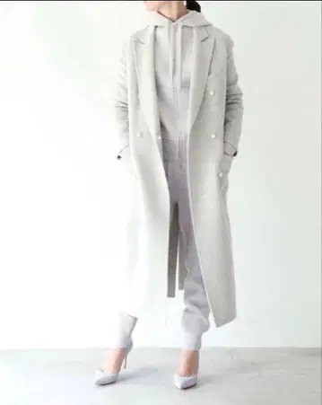 매디슨 블루 펄 체스터 코트 그레이 0