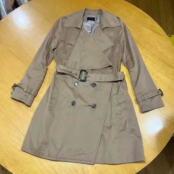 이마쥬 더블 브레스트 트렌치코트