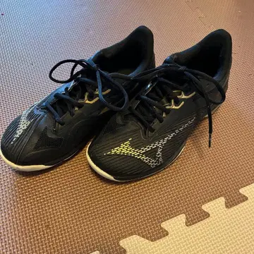 미즈노 테니스화 블랙 WAVE EXCEED LIGHT