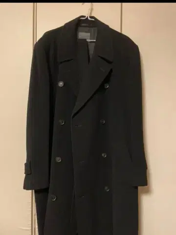 K.T.pour homme 더블 체스터 코트 맥시 길이 약 120cm