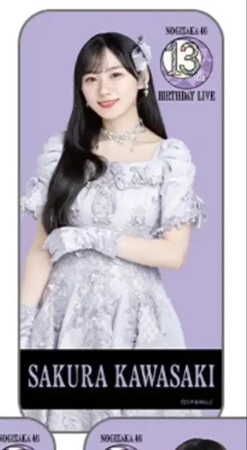 노기자카46 카와사키 사쿠라 13th 개별 스틱 라이트 파우치