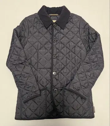 트래디셔널 웨더웨어 퀼팅 코트 네이비 36 남성용