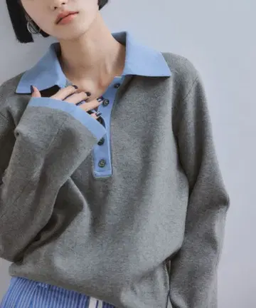 폴로 니트 풀오버