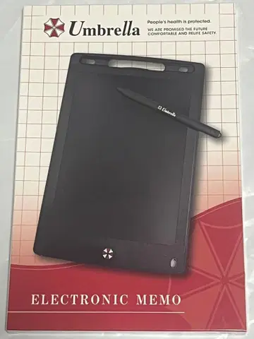 [ 미개봉 새상품 ] 바이오하자드 엄브렐라 전자 메모장