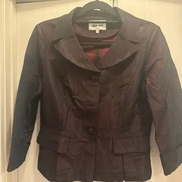 HANAEMORI 테일러드 자켓 사이즈 40 다크 퍼플