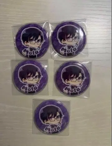 컬러풀 피치 모후 캔뱃지 5개 세트