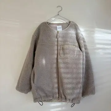 [ LEPSIM ] 노카라 보아 자켓 L 사이즈 베이지 렙심