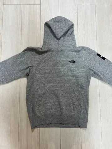 [새상품급] THE NORTH FACE 후드티 그레이 속기모
